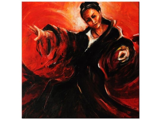 Obraz Hiszpańska tancerka, 40x40 cm Oobrazy
