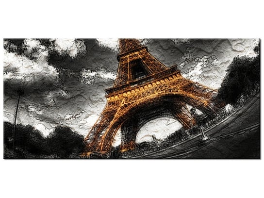 Obraz Impasto Wieża jak malowana, 115x55 cm Oobrazy