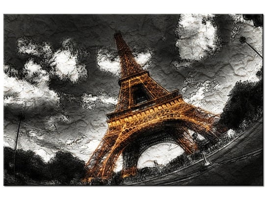 Obraz Impasto Wieża jak malowana, 120x80 cm Oobrazy
