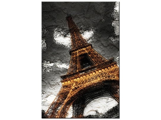 Obraz Impasto Wieża jak malowana, 20x30 cm Oobrazy