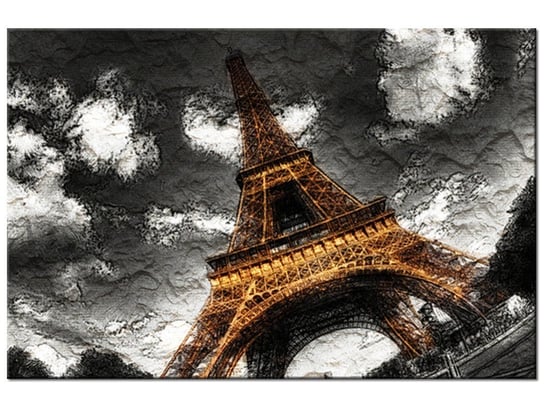 Obraz Impasto Wieża jak malowana, 30x20 cm Oobrazy