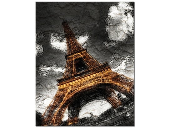 Obraz Impasto Wieża jak malowana, 40x50 cm Oobrazy
