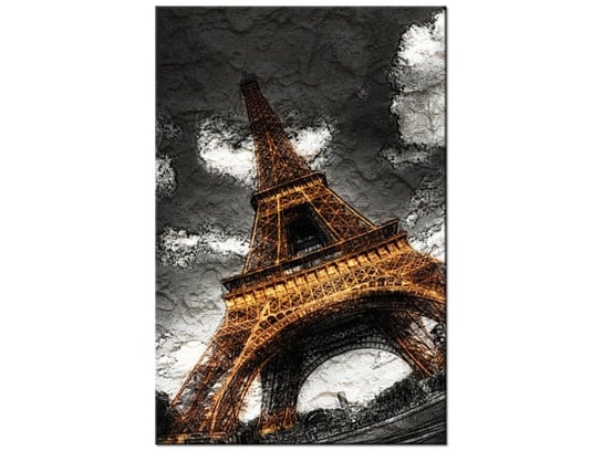 Obraz Impasto Wieża jak malowana, 40x60 cm Oobrazy