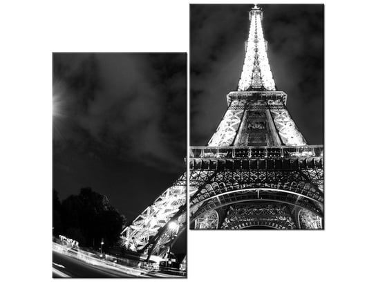 Obraz Inne spojrzenie na Wieżę Eiffla, 2 elementy, 60x60 cm Oobrazy