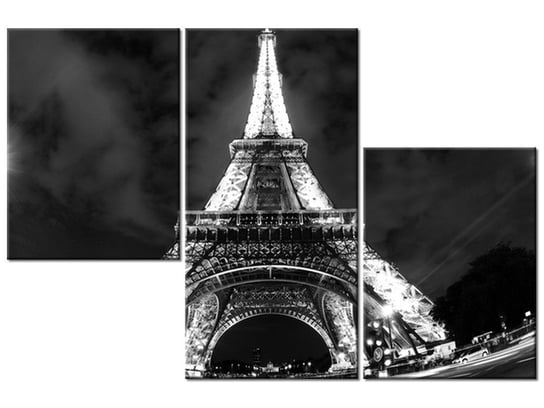 Obraz Inne spojrzenie na Wieżę Eiffla, 3 elementy, 90x60 cm Oobrazy