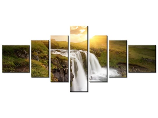 Obraz Islandzki kraj7 elementów, 160x70 cm Oobrazy