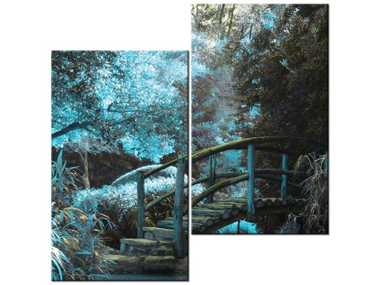 Obraz Japoński Ogród, 2 elementy, 60x60 cm Oobrazy