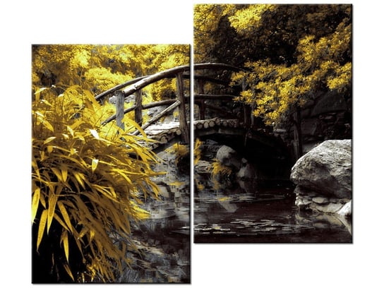 Obraz Japoński Ogród, 2 elementy, 80x70 cm Oobrazy