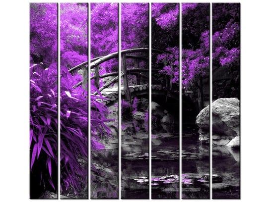 Obraz Japoński Ogród, 7 elementów, 210x195 cm Oobrazy