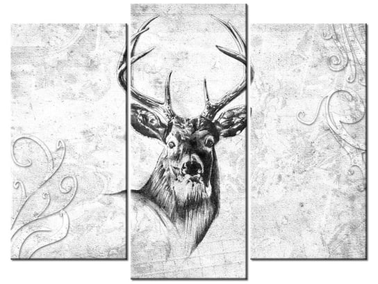 Obraz Jeleń, 3 elementy, 90x70 cm Oobrazy