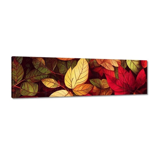 Obraz Jesienne liście Jesień, 170x50cm ZeSmakiem