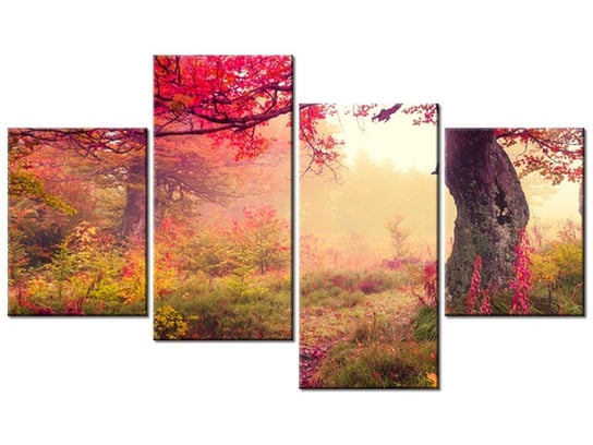 Obraz Jesienny kraj4 elementy, 120x70 cm Oobrazy
