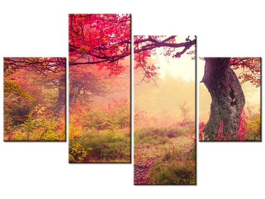 Obraz Jesienny kraj4 elementy, 120x80 cm Oobrazy