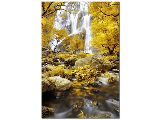 Obraz Jesienny Wodospad, 80x120 cm Oobrazy