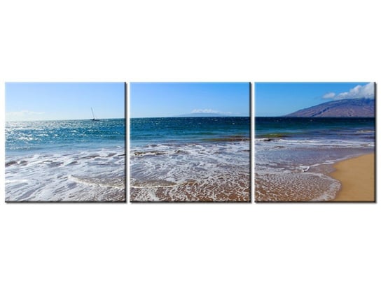 Obraz, Jesteśmy na plaży - Yinghai, 3 elementy, 120x40 cm Oobrazy