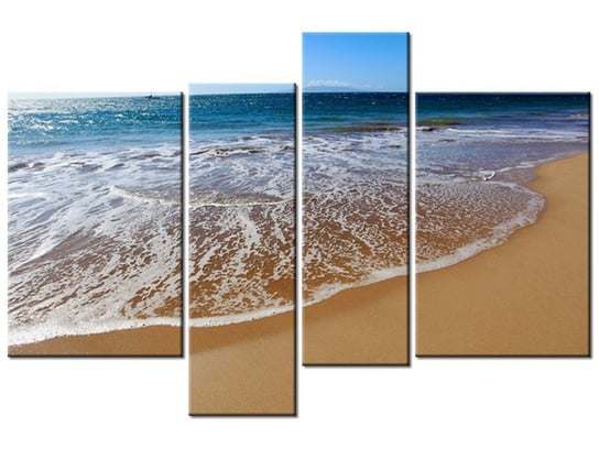 Obraz Jesteśmy na plaży - Yinghai, 4 elementy, 130x85 cm Oobrazy