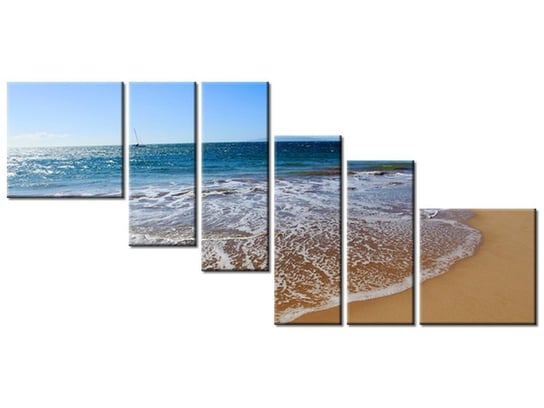 Obraz Jesteśmy na plaży - Yinghai, 6 elementów, 220x100 cm Oobrazy
