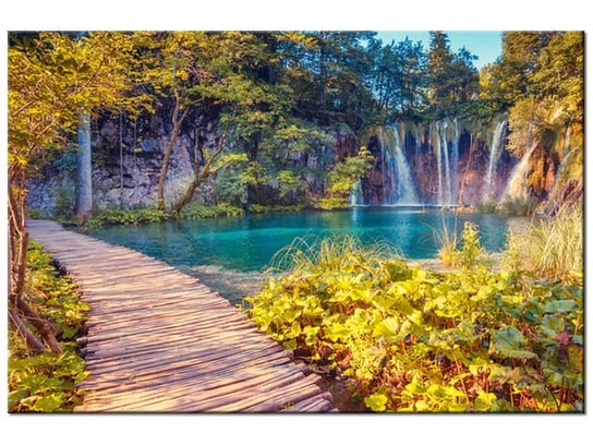Obraz Jezioro Plitvice jesienią, 30x20 cm Oobrazy