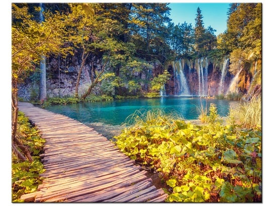 Obraz Jezioro Plitvice jesienią, 50x40 cm Oobrazy