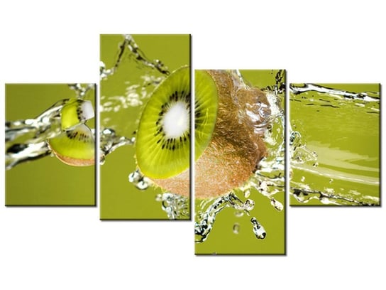 Obraz Kiwi, 4 elementy, 120x70 cm Oobrazy