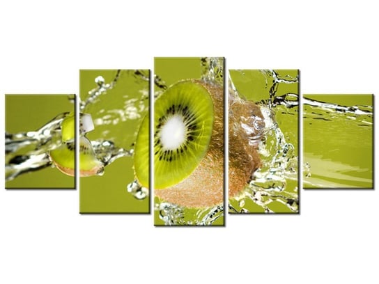 Obraz Kiwi, 5 elementów, 150x70 cm Oobrazy