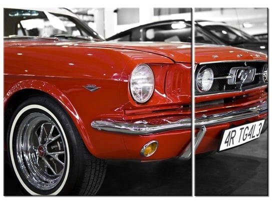 Obraz Klasyczny Mustang, 2 elementy, 70x50 cm Oobrazy