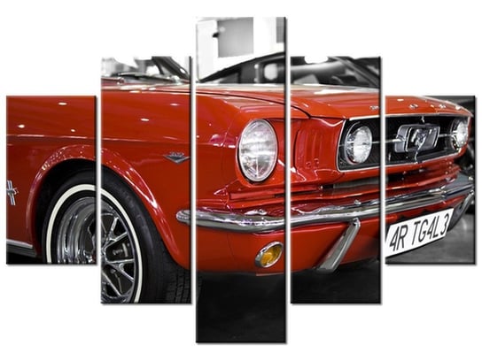 Obraz Klasyczny Mustang, 5 elementów, 150x105 cm Oobrazy