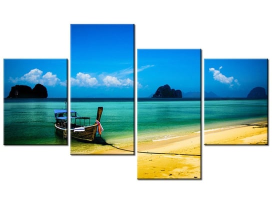 Obraz Koh Ngai - Darren Johnson, 4 elementy, 120x70 cm Oobrazy