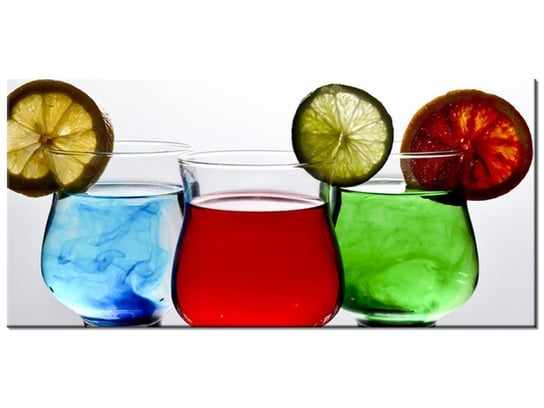 Obraz Kolorowe drinki - Nina Matthews, 115x55 cm Oobrazy