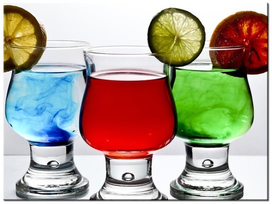 Obraz Kolorowe drinki - Nina Matthews, 40x30 cm Oobrazy