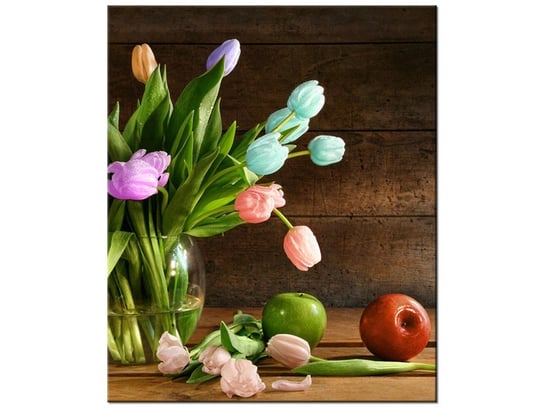 Obraz Kolorowe tulipany, 50x60 cm Oobrazy