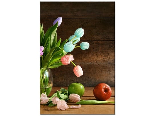 Obraz Kolorowe tulipany, 80x120 cm Oobrazy