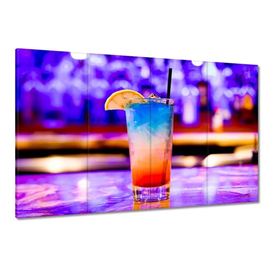 Obraz Kolorowy drink Napój, 120x80cm ZeSmakiem