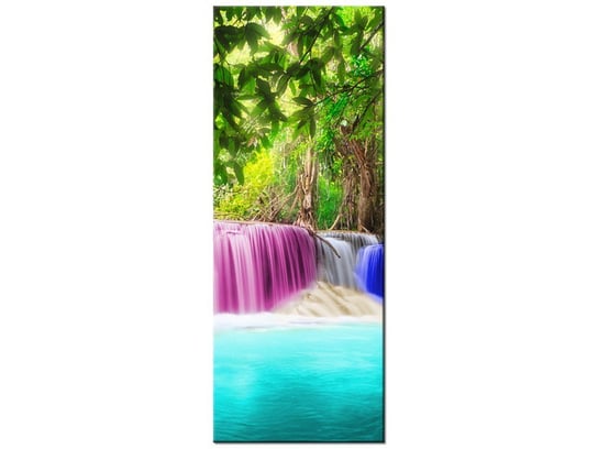 Obraz Kolorowy wodospad, 40x100 cm Oobrazy