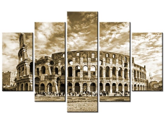 Obraz Koloseum w Rzymie, 5 elementów, 100x63 cm Oobrazy