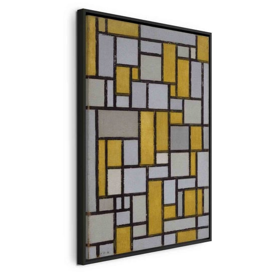 Obraz - Kompozycja z siatką 1 (Piet Mondrian) ARTGEIST