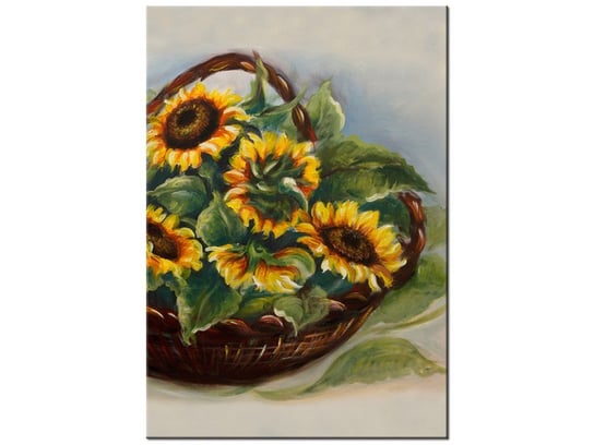 Obraz Koszyk słoneczników, 70x100 cm Oobrazy