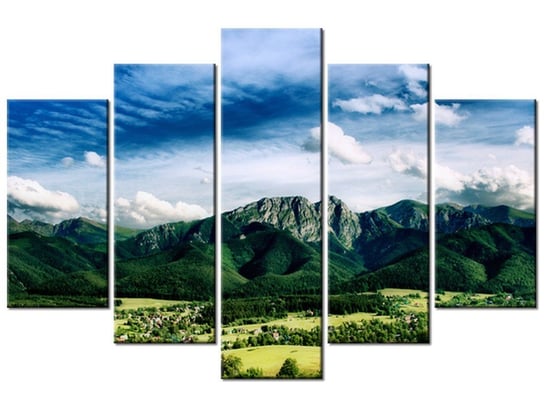 Obraz Krajobraz tatrzański, 5 elementów, 150x100 cm Oobrazy