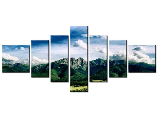 Obraz Krajobraz tatrzański, 7 elementów, 160x70 cm Oobrazy
