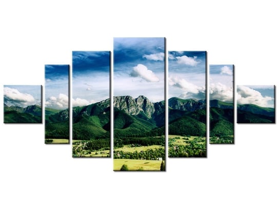 Obraz Krajobraz tatrzański, 7 elementów, 200x100 cm Oobrazy