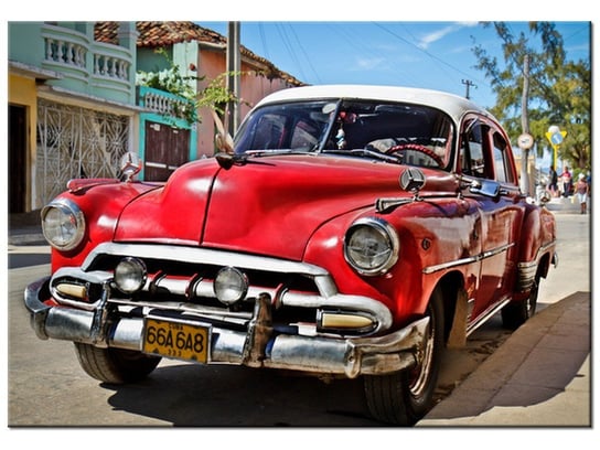 Obraz, Kubański samochód, 100x70 cm Oobrazy