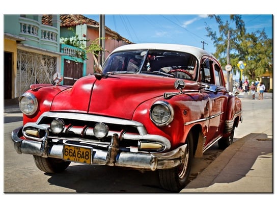 Obraz, Kubański samochód, 120x80 cm Oobrazy