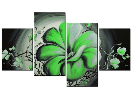 Obraz Kwiatowy odlot nr 3, 4 elementy, 120x70 cm Oobrazy