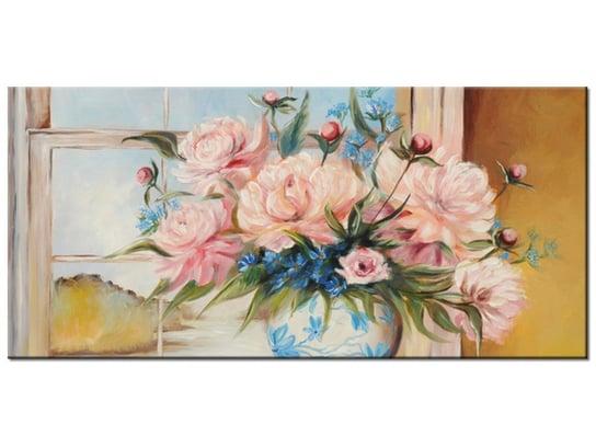 Obraz, Kwiaty w wazonie, 115x55 cm Oobrazy