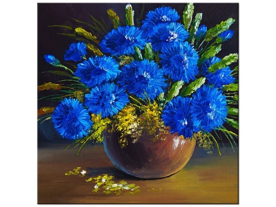 Obraz Kwiaty w wazonie, 50x50 cm Oobrazy