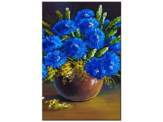 Obraz Kwiaty w wazonie, 80x120 cm Oobrazy