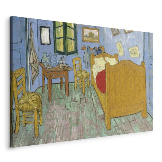 Obraz - La Chambre de Van Gogh - obraz sypialni w ciepłych kolorach ARTGEIST