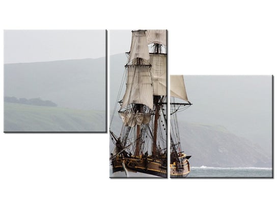 Obraz Lady Washington - Don McCullough, 3 elementy, 90x50 cm Oobrazy