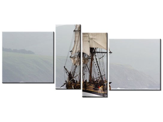 Obraz Lady Washington - Don McCullough, 4 elementy, 120x55 cm Oobrazy