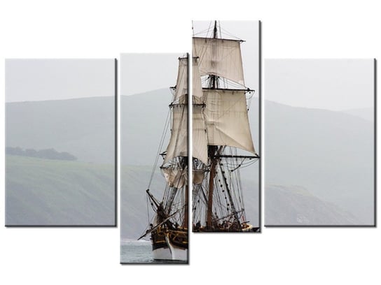Obraz Lady Washington - Don McCullough, 4 elementy, 130x85 cm Oobrazy